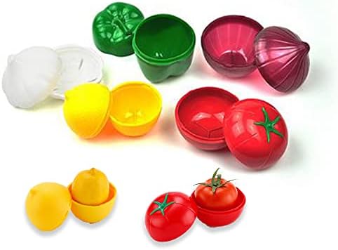 OUKEYI 5-Piece Set Fruit Container Refrigerator,Onion Storage