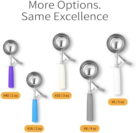Portion Scoop - Disher, Cookie Scoop, Food Scoop - Portion Control