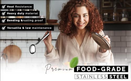 Stainless Steel Cooking Utensils Set, 9-Piece