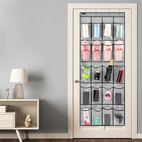 Over Door Hanging Water Bottle Holder Cup Organizer for Kitchen Pantry