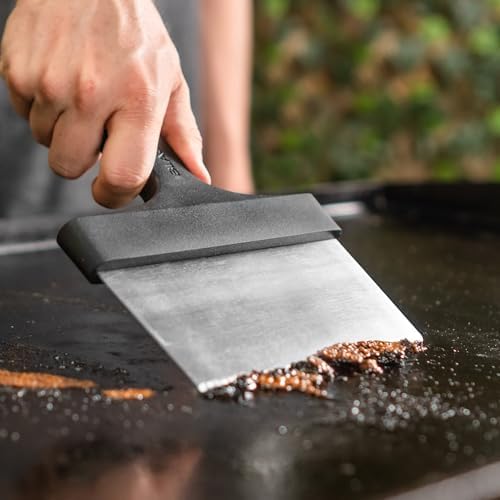 Blackstone® Heavy-Duty Griddle Scraper, 6 inch, Stainless Steel