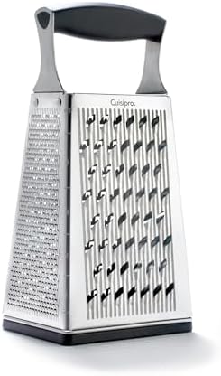 Cuisipro Stainless Steel 4-Sided Cheese Grater