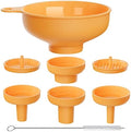 Pisol Wide Mouth Versatile Funnel, Canning Funnels for Kitchen Use