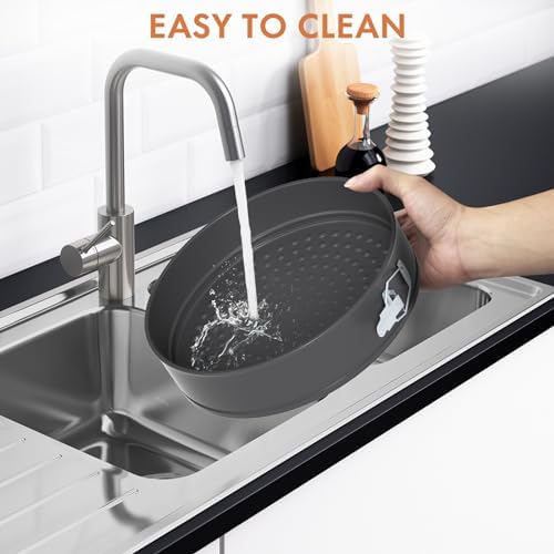 ENLOY Springform Cake Pan Set of 3, Non-Stick Leak-Proof with