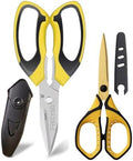 Ultra Sharp Stainless Steel Shears, Heavy Duty Scissors with