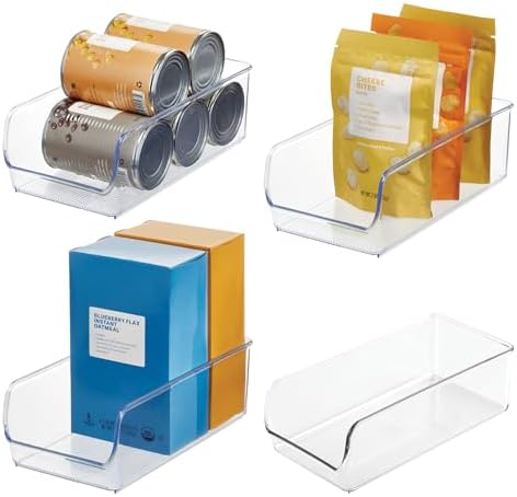 iDesign Pantry Bin, Set of 4, Clear