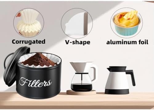 Coffee Filter Holder for Counter, Large Capacity Coffee Filter