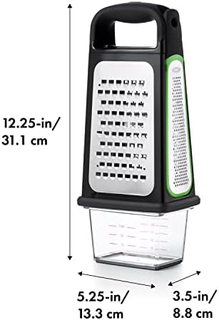 OXO Good Grips Etched Box Grater with Removable Zester