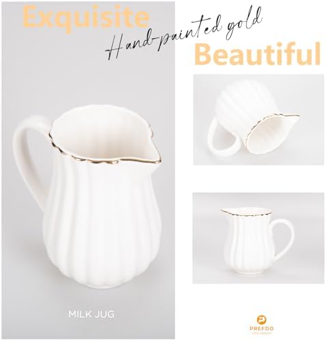 Porcelain Sugar and Creamer Set