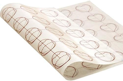 Bluedrop Silicone Macaron Baking Mat and PTFE Oven Liner, 2 Pack