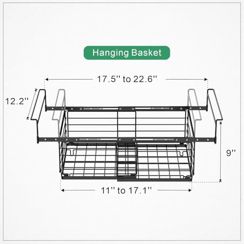 iSPECLE Freezer Organizer Bins - 2 Pack Expandable Freezer Bins for 10