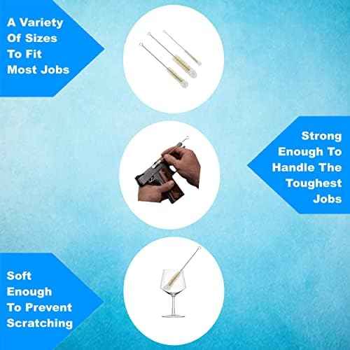 Bendable Bottle Brush Set, Soft Bristles, Narrow Spaces