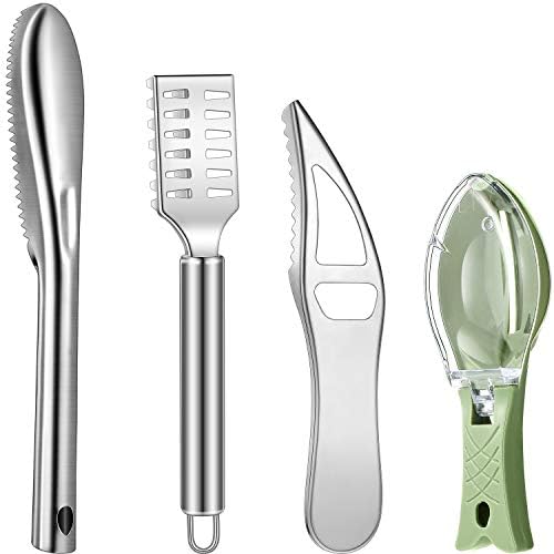 Honoson Fish Scale Removers, 4 Pieces