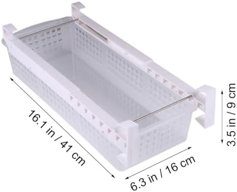 Telescopic Plastic Storage Basket for Fridge Egg Vegetable Organizer