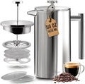 Utopia Kitchen 50 Oz Stainless Steel French Press