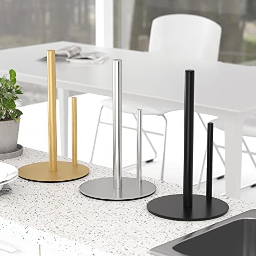 Paper Towel Holder, Gold Stainless Steel, Countertop