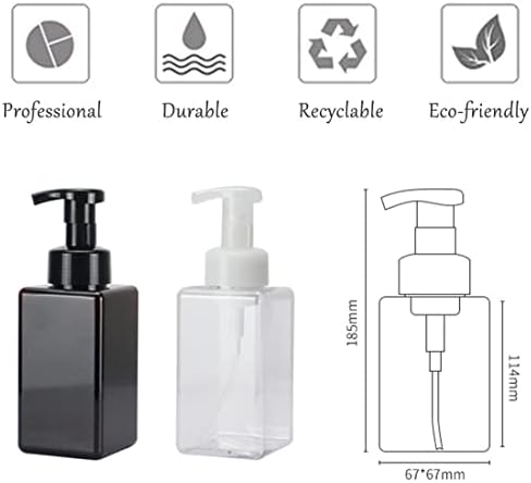 Foaming Soap Dispenser, 450ml(16oz) Refillable Modern Square Pump