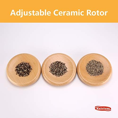 Salt Pepper Grinder Mill Arcylic,the Best Peppercorn Grinder with