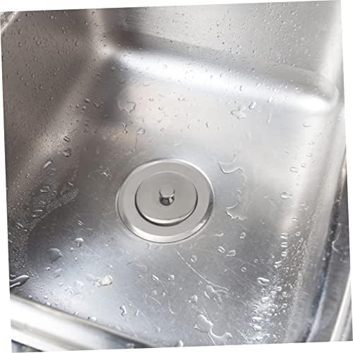 Stainless Steel Sink Strainer with Cover, Stopper, Drain Filter