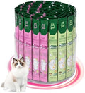 Lickable Cat Treats Organizer, Lazy Susan Acrylic Squeeze Up Cat