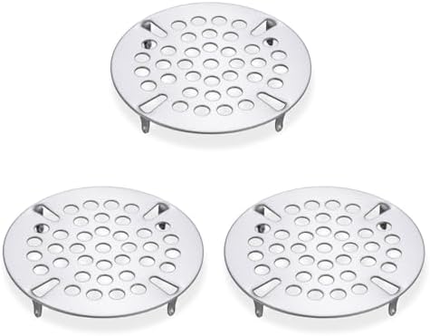 3-1/2" Mop Sink Drain Strainer, 3 Pack