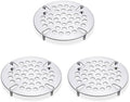 3-1/2" Mop Sink Drain Strainer, 3 Pack