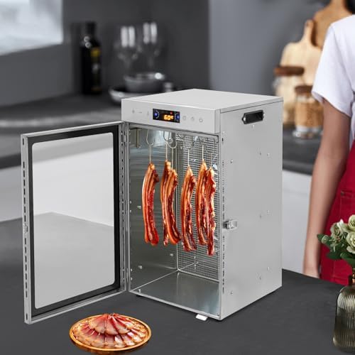 Food Dehydrator, 24.5-Quart Stainless Steel Biltong Box