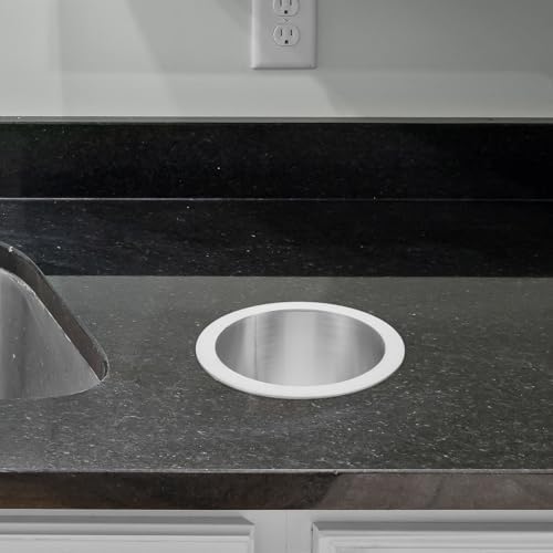 Stainless Steel Kitchen Countertop Trash Chute Grommet