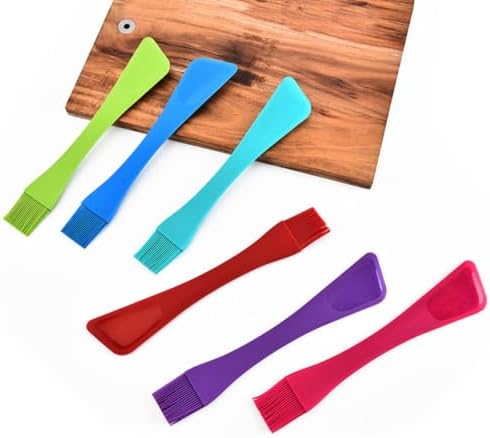 CHILDWEET Dual Head Silicone Basting Brush and Spatula Heat Resistant