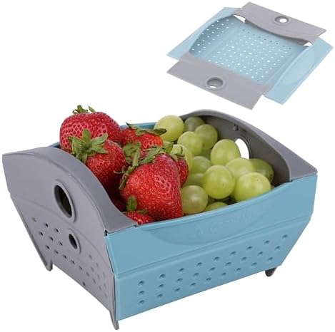 Coghlan's Snapfold Mini Colander – 1-Quart (.95 L) Compact