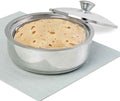 Borosil Stainless Steel Insulated Roti Server, 1.1 litres, Silver