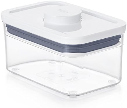 OXO Plastic Airtight Pop Containers Rectangle 3 Piece Set with Scoop