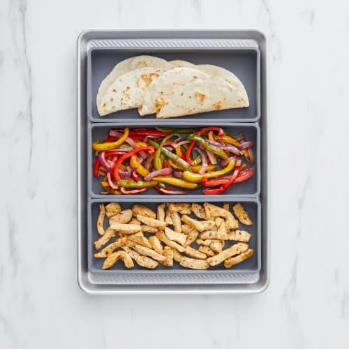 Sur La Table Silicone Sheet Pan Trays, Set of 3, Gray