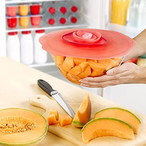 harles Viancin Rose Silicone Lid, 8 Inch Fuschia Rose