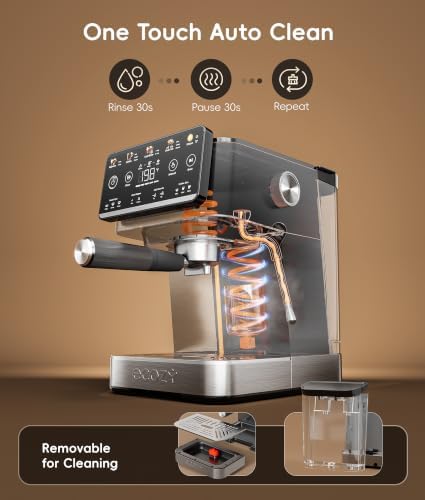 ecozy 4-in-1 Espresso & Cold Brew Machine with Milk Frother