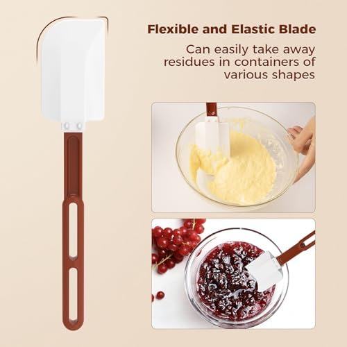 High Heat Resistant Silicone Spatulas, 13-1/2" Commercial Spatula