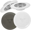 Gadpiparty Silicone Bath Tub Stopper Drain Cover Large Round Sink Plug