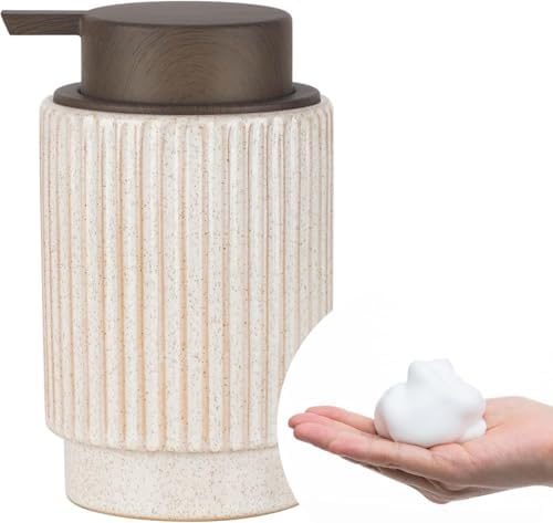 Foaming Soap Dispenser, 10 oz Refillable Bottle for Liquid