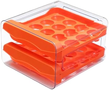 Egg Storage Case Refrigerator Egg Organizer Box Holder Tray Auto