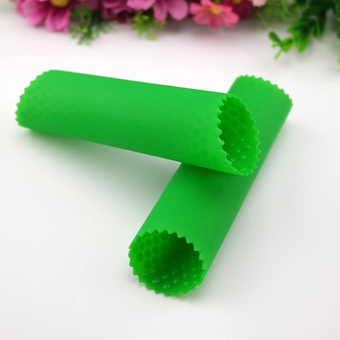 2 Set Silicone Garlic Peeler Easy Roller Tube Useful Garlic Odorfree Kitchen - Image 3