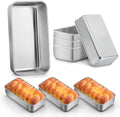 LIANYU Loaf Pans 9x5 Inch, 8 Pack Bread Pans for Baking, Stainless