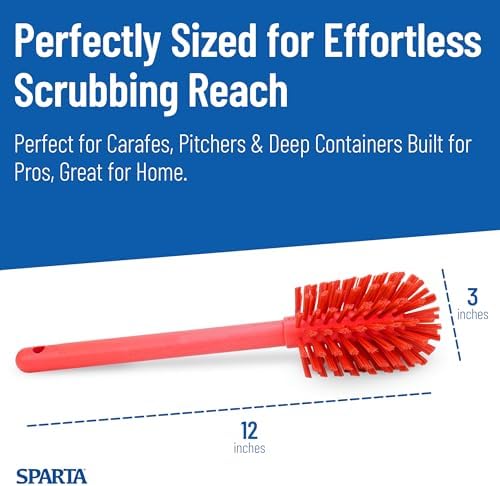 SPARTA Large Water Bottle Brush Ideal for Wide-Mouth Jars, Bottles and