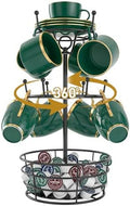 360° Rotating Coffee Cup Holder Tree