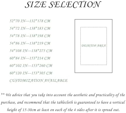 52x70 Inch Van GOG The Starry Night Washable Rectangle Tablecloth