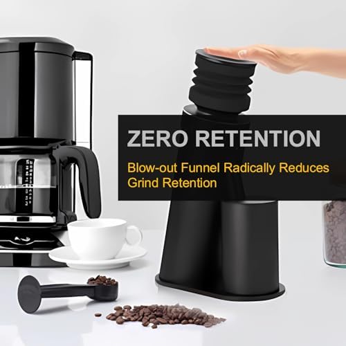 Gen 4 Electric Burr Coffee Grinder, Single Dose, Black