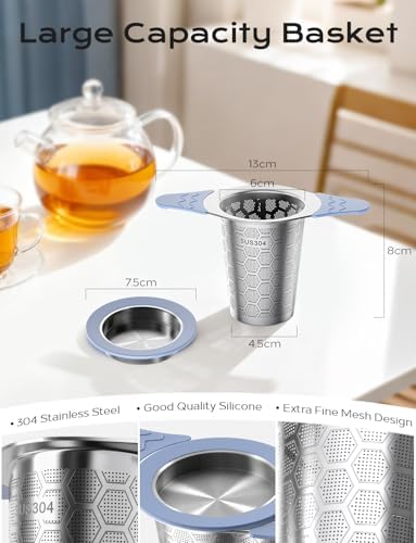 Tea Infuser for Loose Leaf Tea,Stainless Steel Tea Infuser with Heat