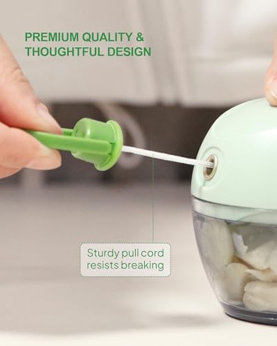 Manual Food Chopper - Hand Pull String Vegetable Dicer