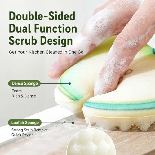 Fruit Shaped Dishwashing Sponge Scrubber