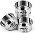 Funnymoom 4 Pcs 4 Inch Stainless Steel Springform Pans Mini Cheesecake