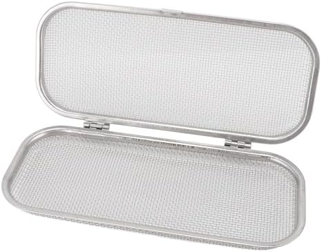 Yosoo Dishwasher Basket Stainless Steel Mesh Silverware Strainer